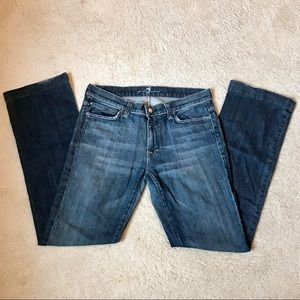 7 for all mankind medium wash jeans size 31